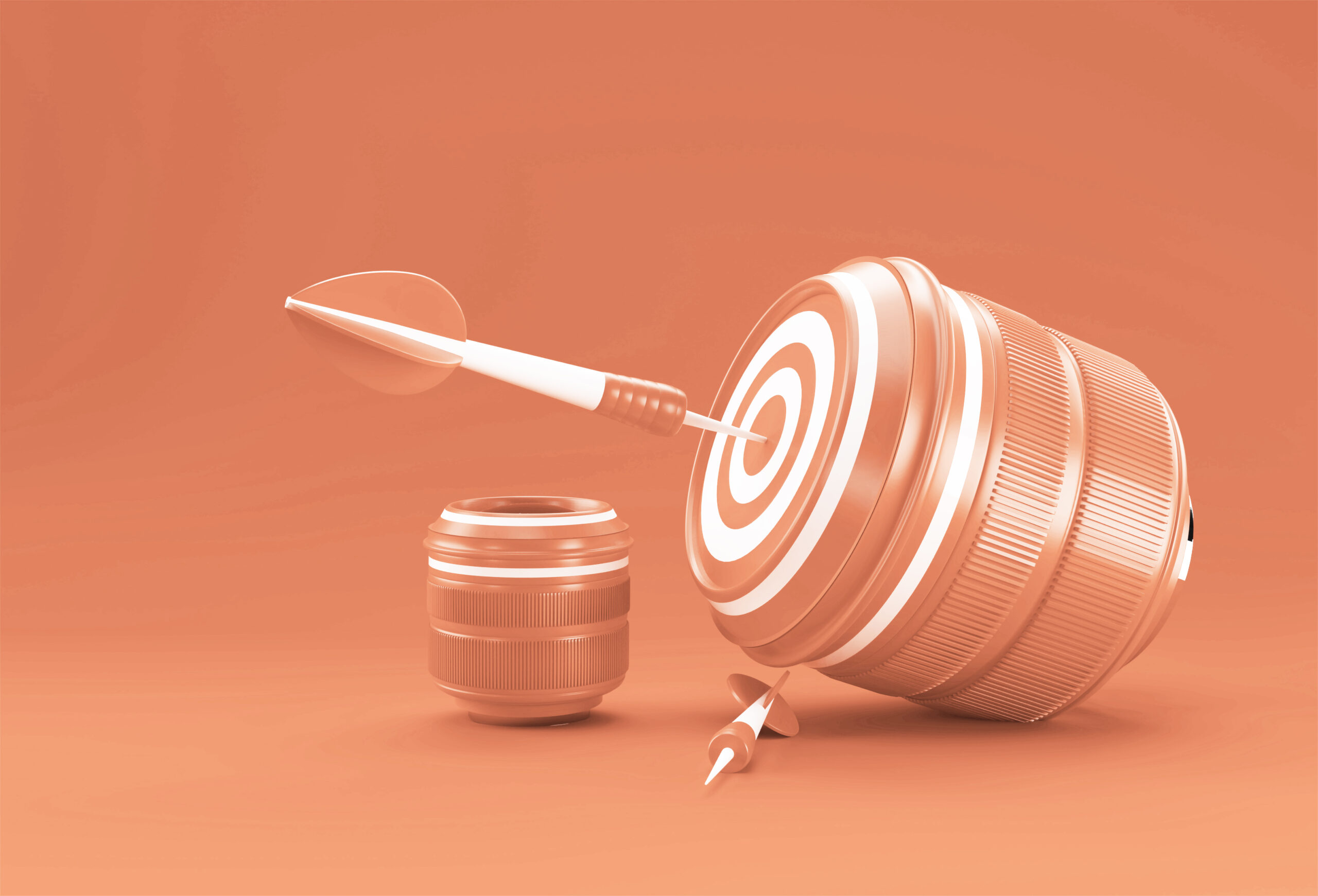 Realistic Camera Lens Target Perfect Shoot 3d Rendering Copy Scaled